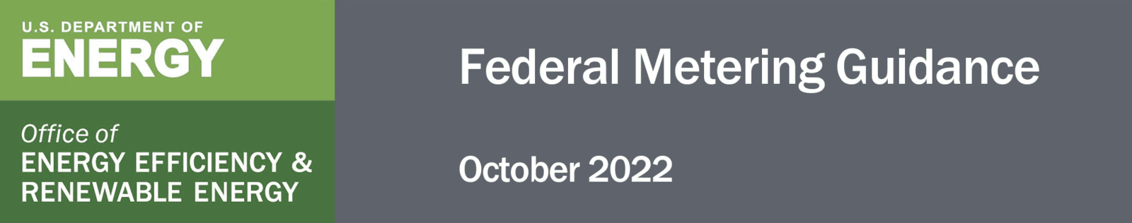 FEMP Releases Updated Guidelines on Submetering